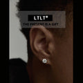 Silver Moissanite Stud Earrings LT1001