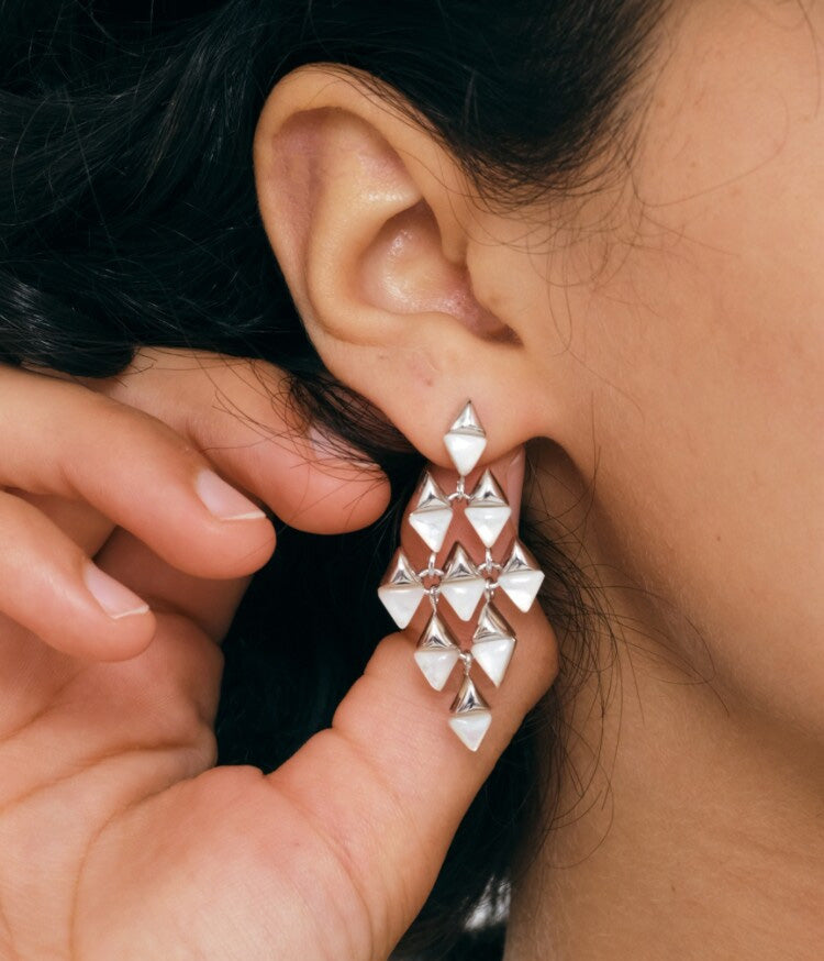 Sculpted Shell Studs