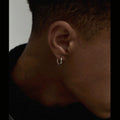 Sterling Silver Small Hoop Earrings LT1010