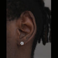 Hip-hop style zircon for ear cartilage and cochlea piercings stud earrings LT1006