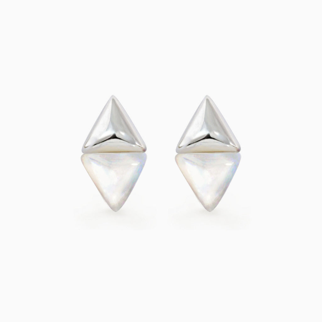 Lunar Diamond Studs