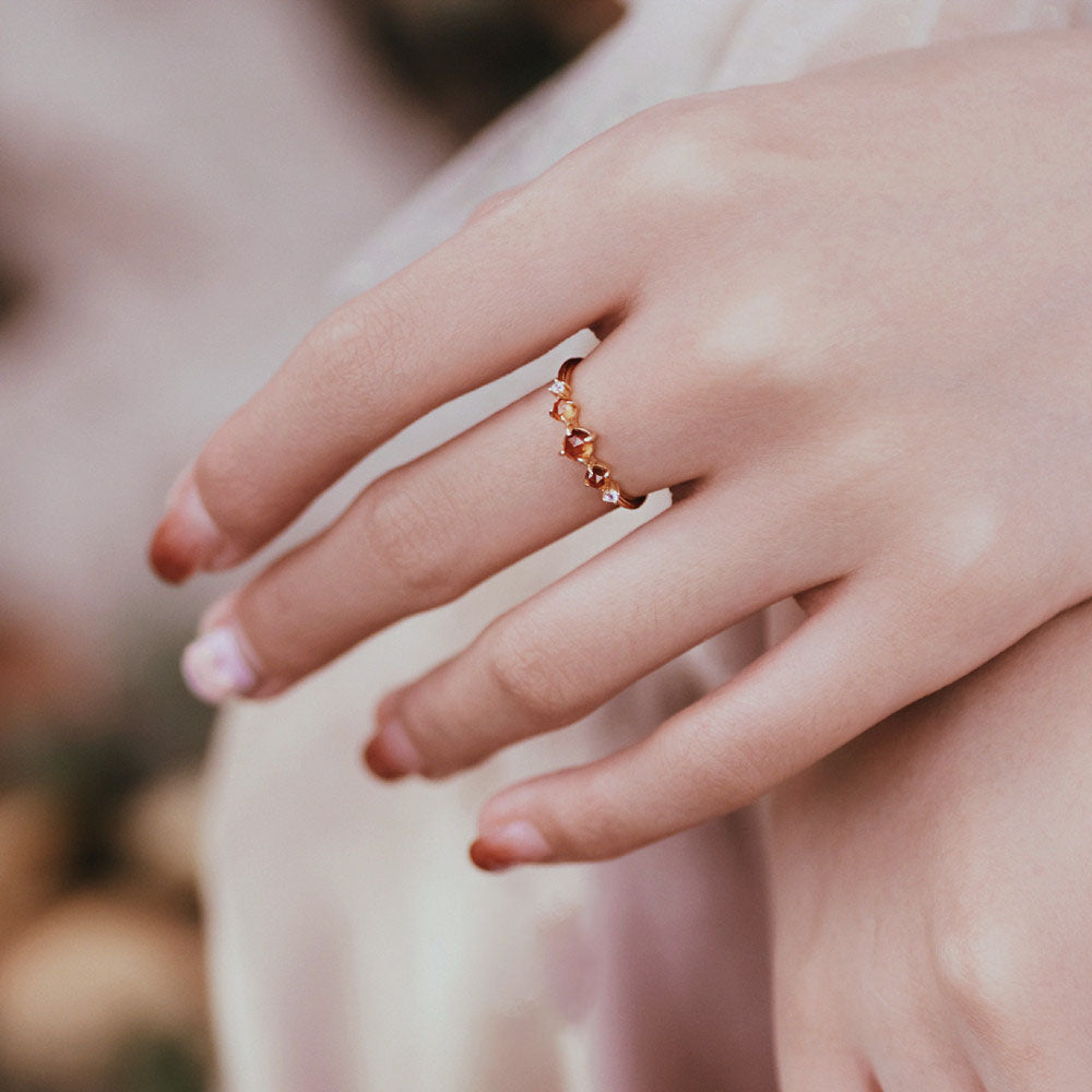 Temperament Gem Ring LT1013