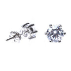 Hip-hop style zircon for ear cartilage and cochlea piercings stud earrings LT1006