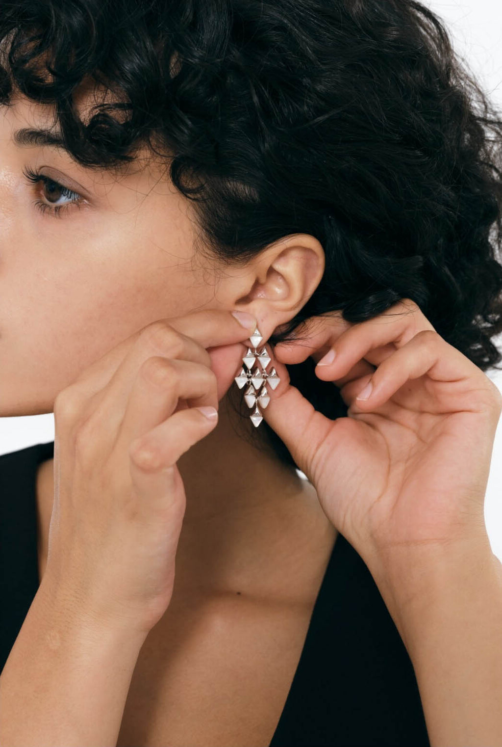 Sculpted Shell Studs