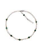 Natural Pearl Tiger Eye Stone Spliced Necklace LT1009