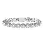 Full Diamond Sugar Cube Bracelet LT1004