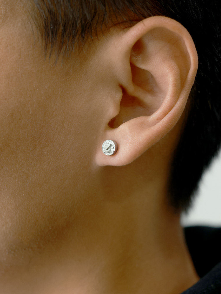 The Echo Letter Studs