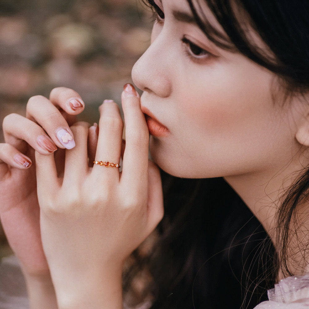 Temperament Gem Ring LT1013