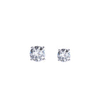 Silver Moissanite Stud Earrings LT1001