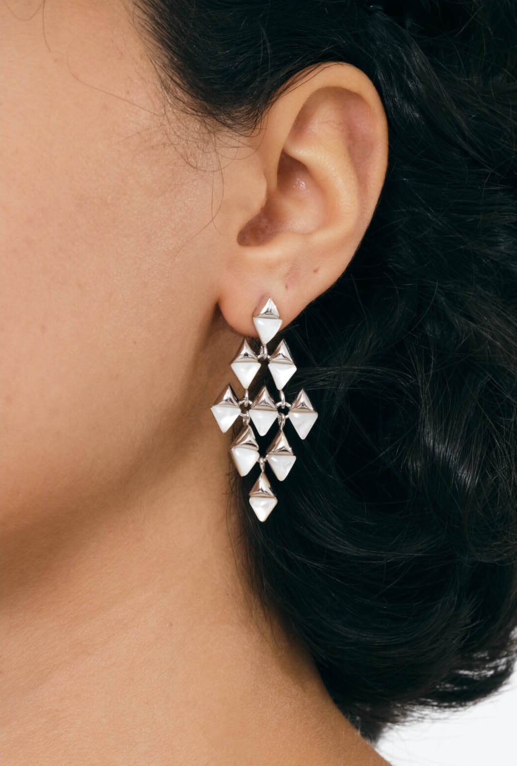 Sculpted Shell Studs