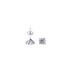 Silver Moissanite Stud Earrings LT1001