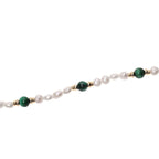 Natural Pearl Tiger Eye Stone Spliced Necklace LT1009