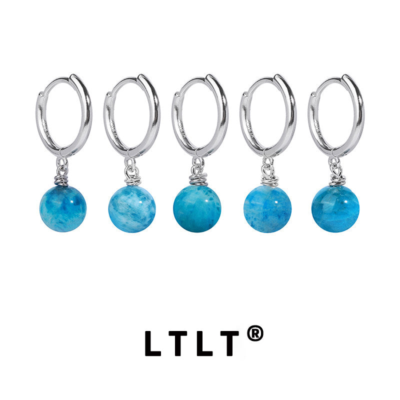 Blue Apatite Earrings LT1003