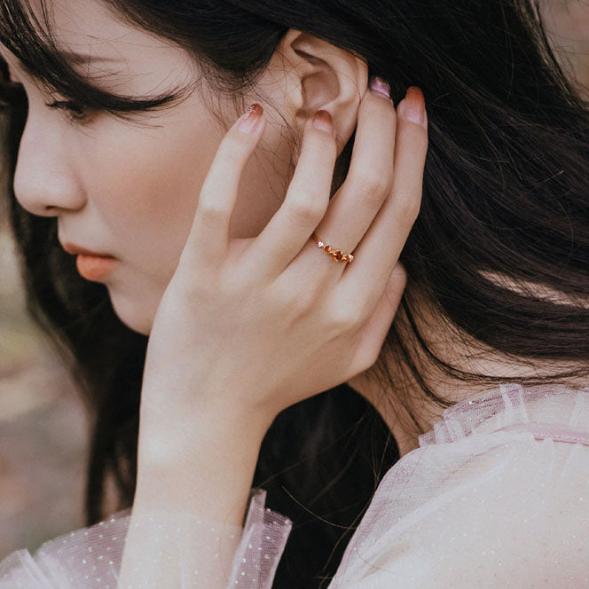Temperament Gem Ring LT1013