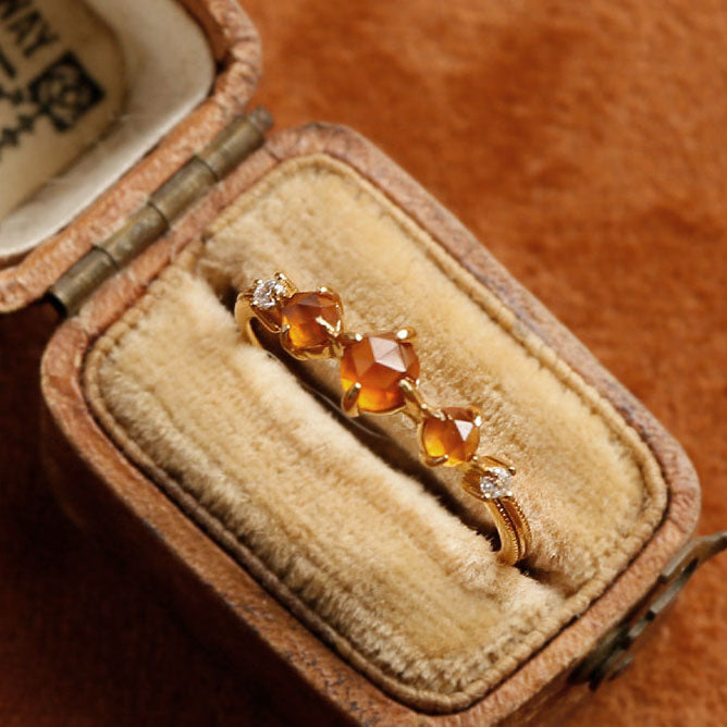 Temperament Gem Ring LT1013