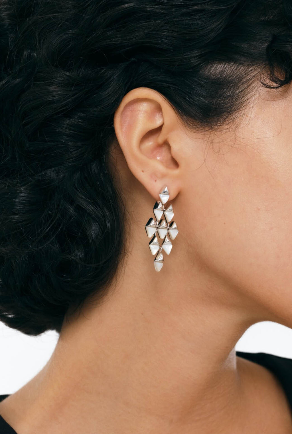 Sculpted Shell Studs