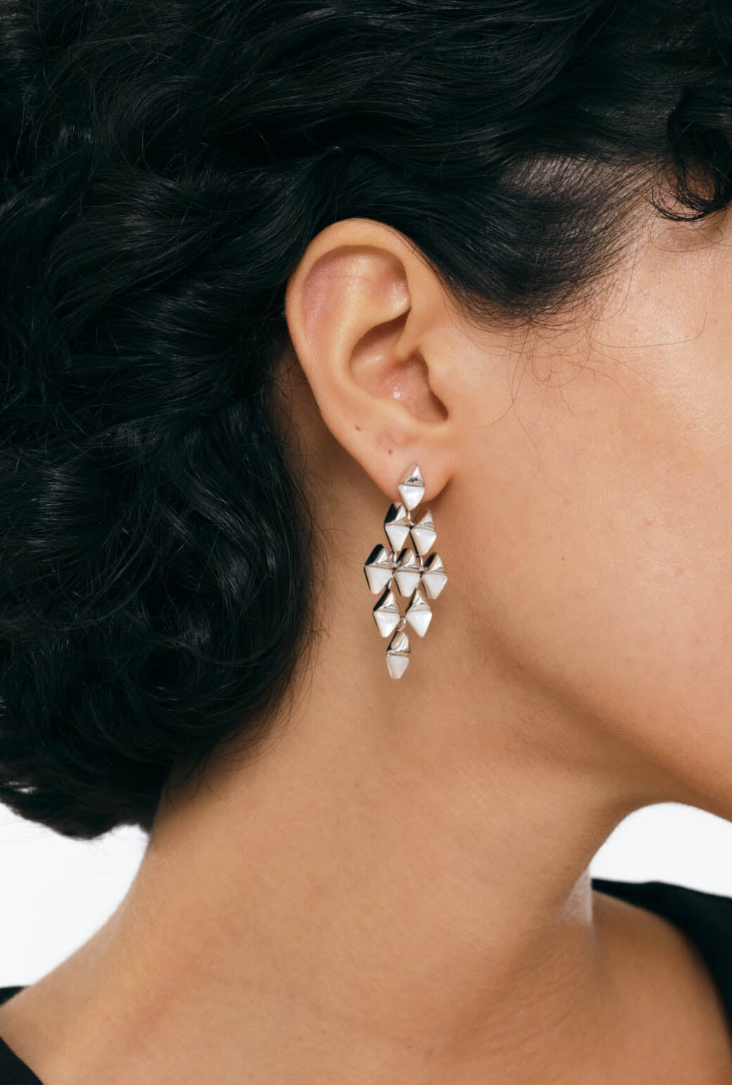 Sculpted Shell Studs