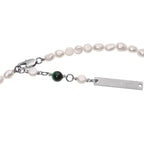 Natural Pearl Tiger Eye Stone Spliced Necklace LT1009