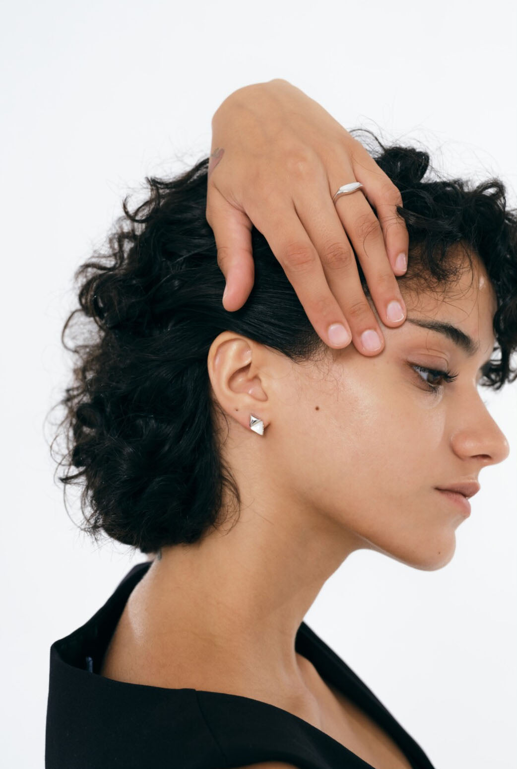 Lunar Diamond Studs