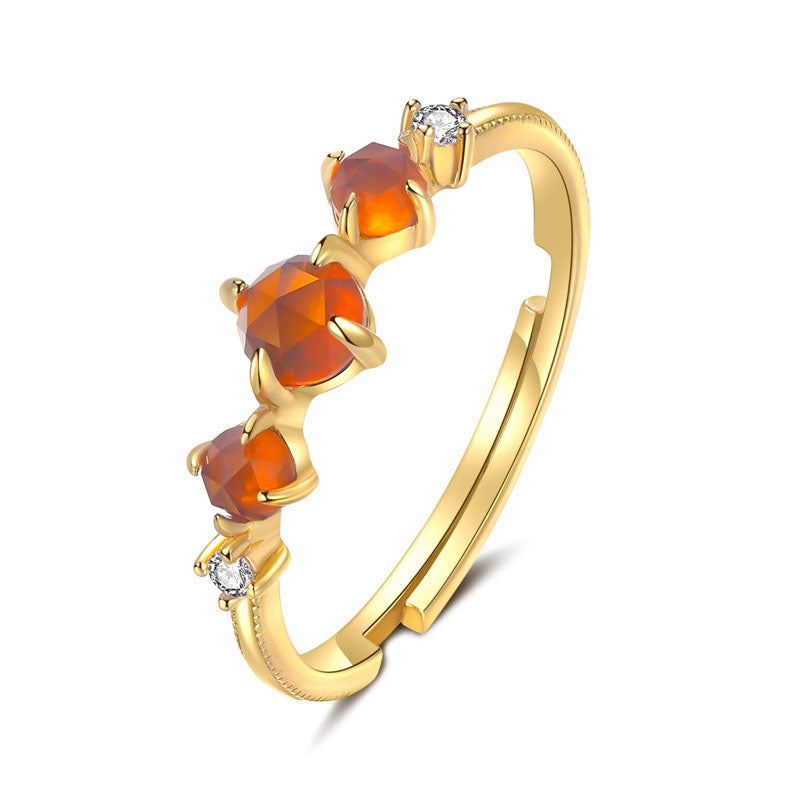 Temperament Gem Ring LT1013