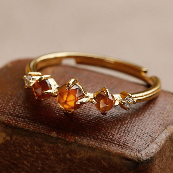 Temperament Gem Ring LT1013