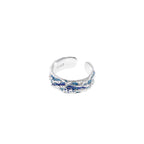 Sterling Silver Blue Glacier Ring LT1005