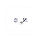 Silver Moissanite Stud Earrings LT1001