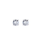Silver Moissanite Stud Earrings LT1001