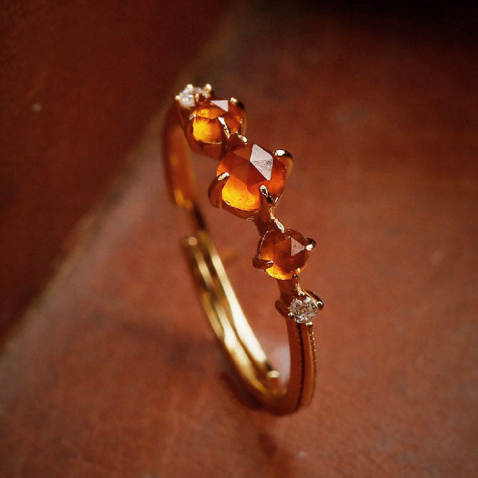 Temperament Gem Ring LT1013