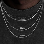 Fashion Unisex Snake Bone Necklace LT1002