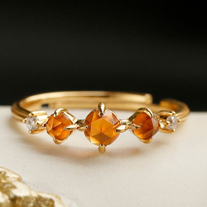 Temperament Gem Ring LT1013