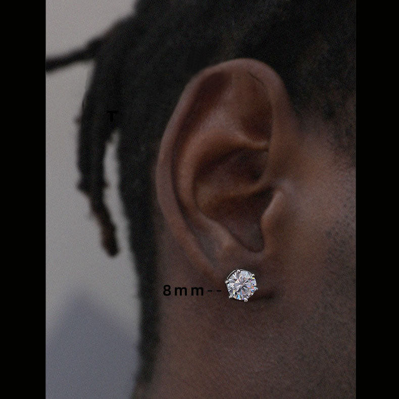 Hip-hop style zircon for ear cartilage and cochlea piercings stud earrings LT1006