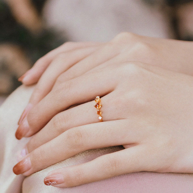 Temperament Gem Ring LT1013