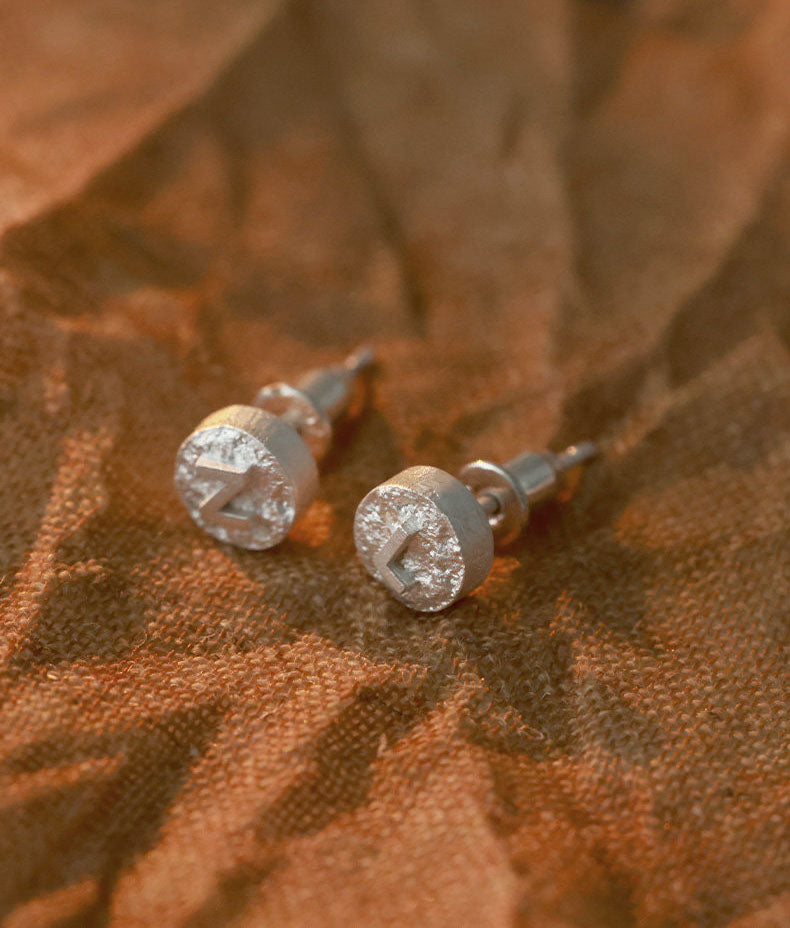The Echo Letter Studs
