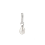 The Lunar Pearl Hoops