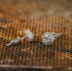 The Echo Letter Studs