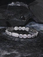 Full Diamond Sugar Cube Bracelet LT1004
